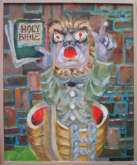 Father Mapple - 19.00 x 23.00 inches - Oil on Canvas Panel